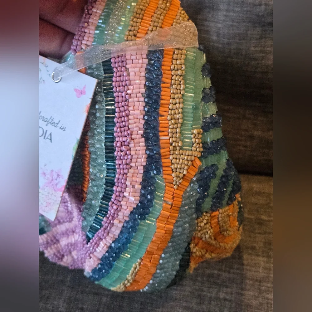 Beaded Bag Handcrafted in India NWT Viral on Tik Tok NWT
